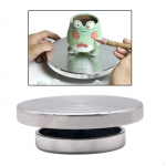 P&ouml;&ouml;rdlauaga keraamika koogi kaunistamine P&ouml;&ouml;ratav laud Keraamiline savist aluse kinnitus Accs 11cm