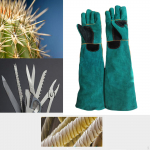 Gloves nti Bite Thickened Cowhide for , Wipe with Dmp Cloth roheline