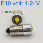 P13 .5s E10 3w 3v 4 .5v 6v LED lambi pirn Taskulamp Asendus pirn P&otilde;letik avariipirnid T&ouml;&ouml; 3 -9 elementi 12v 18v 24v 1PCS LOT