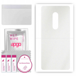 apgo Protective Skin Sticker for the back compatible with Blackview Max 1, Wrap Film, Foil, Vinyl - Pattern Matte Transparent