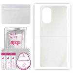 apgo Protective Skin Sticker for the back compatible with Tecno Canon 18, Wrap Film, Foil, Vinyl - Pattern Matte Transparent