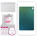 apgo Protective Skin Sticker for the back compatible with Umidigi aA11 Tab, Wrap Film, Foil, Vinyl - Pattern Carbon Chameleon CAKA1