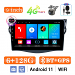 REAKOSOUND 2 Din Android 11 autoraadio multimeedia videopleier Toyota RAV4 2005-2013 GPS-navigatsioonis&uuml;steemile Carplay FM BT stereo 8581-6+128 with mic+ahd