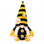 Good Luck Gnome Ornament mesilaste p&auml;eva teemaline p&auml;evalillekaunistus Palus nukk Gnoomi kujukeste keskosa piduliku mesilaspeo kaunistus Women