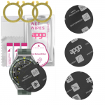 3x apgo MATTE Hybrid protective glass compatible with Huawei Watch GT 3 SE, flexible nano glass, great replacement for tempered glass, scratch-resista