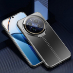 Metallist objektiiviga kaamera n&auml;htamatu kronsteini &uuml;mbris Oppo Realme 12 Pro jaoks + l&ouml;&ouml;gikindel matt tugijalahoidja kate Realme GT Neo 6 SE GT5 Pro jaoks Realme 12 Pro Plus must