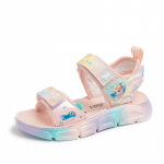 Laste suvine Mugav ja hingav Velcro Mood Spordi- ja vabaajajalatsid Sandaalid Rannajalatsid Sussid Lastejalatsid 26 roosa