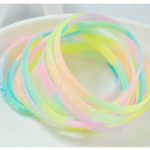 1 tk pimedas helendav silikoonist k&auml;ev&otilde;ru S&uuml;ndmuskingitused Fluorestseeruv helendav kummist spordik&auml;ev&otilde;ru tarvikud m roheline