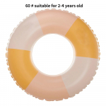 Vintage triibuline ujumisr&otilde;ngas t&auml;ispuhutav basseiniujuk t&auml;iskasvanud lastele ujumisring, imikute ujumistoru vesi, basseinim&auml;nguasjad