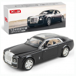 Peen 1/24 Sweptaili mudelauto, tsingisulamist tagasit&otilde;mmatav m&auml;nguauto heli ja valgusega lastele, poistele, t&uuml;drukutele kingituseks. 1/24-Size:20*7*6cm must