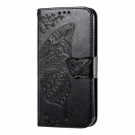 Telefoni kaitse&uuml;mbris, liblika lillehoidja, tr&uuml;kitud kaardipandlaga p&otilde;rutuskindla magnetiga &uuml;mbrisele iPhone 15/15Plus/15 For iphone 15 Pro Max must