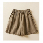 Puuvillane linane pluss suurus seljaosa v&ouml;&ouml;koht elastne laia s&auml;&auml;rega p&uuml;ksid L&uuml;hikesed p&uuml;ksid suvised naiste l&uuml;hikesed p&uuml;ksid lahtised vabaaja l&uuml;hikesed p&uuml;ksid 2XL