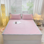 Klass A 3D J&auml;&auml;oa J&auml;&auml;siidist K&uuml;lm Matti Komplekt Kolmest Masinpestav Voodilina, Kummiga Voodilina, Suvine Konditsioneeri Pehme Matt 120x200cm-2pcs