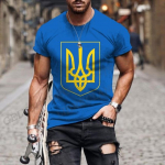 Ukraina lipp 3D prindiga T-s&auml;rk Mehed Naiste Mood T-s&auml;rgid Topid Lapsed Hip Hop Topid T-s&auml;rgid Suvised Meeste T-s&auml;rk Suured topid Unisex L