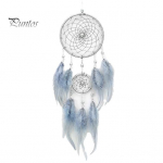 K&auml;sitsi valmistatud Fantasy Dreamcatcher Iron Circle Faux Pearl kodu rippkaunistus