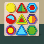 Puidust geomeetrilised kujundid V&auml;rvilised Montessori m&otilde;istatused Kognitiivsed 3D V&auml;ikelapsed Hariduslaud Matemaatika Sorteerimism&auml;ngud Laste m&auml;nguasjad