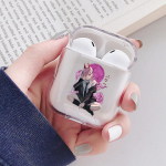 Anime Denji mootorsae mees pehme kaitsega kattekarp Apple Airpods 1 2 3 Pro l&auml;bipaistev Pochita Makima AirPodsi &uuml;mbris Airpods 1 2