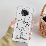 Twelve Constellations l&auml;bipaistev &uuml;mbris Xiaomi Mi Poco X3 NFC M3 Pro F3 F1 11 Lite 12 Redmi Note 10 9S 8 7 9 pehme telefonikaanele Xiaomi Poco M3