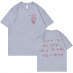 R&auml;ppar Lil Peep Tour Concert Graafiline T-s&auml;rk Meeste mood Puuvillane l&uuml;hikeste varrukatega T-s&auml;rk Unisex Hip Hop Suurem&otilde;&otilde;dulised T-s&auml;rgid T&auml;navar&otilde;ivad S must