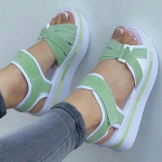 Naiste sandaalid kontsad sandaalid madala platvormiga kingad naistele suvesandaalid kontsadega suvekingad Naiste jalatsid kiilud kingad 38 helesinine v&auml;rv