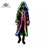 Mardip&auml;eva kost&uuml;&uuml;mid Electro Festivalid Kost&uuml;&uuml;mid Litrid Led Festival Performance Peor&otilde;ivad Cosplay Mantel S must