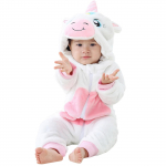 Baby Toddler Animals Cosplay Armas multikas pidžaama kost&uuml;&uuml;m Romper Jumpsuit 80 valge