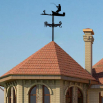 Metallist tuulelipp Rauast kunstkaunistus, Retro tuulesuuna n&auml;itaja tiib &otilde;ue aia jaoks Helmsman