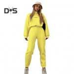 2 tk/komplekt Naiste &uuml;lemised p&uuml;ksid, komplekt kaelus, pikkade varrukatega elastne mansett dressipluus, n&ouml;&ouml;r veniv k&otilde;rge v&ouml;&ouml;kohaga pahkluu rihmaga p&uuml;ksid Sport Fitness S veinipunane v&auml;rv