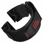 Kiirkinnitusega nailonpael Garmin Watch Instinct 2X Tactics k&auml;erihm Fenix 6X Pro 5X Plus 7X 26mm 22mm asendus sportlik kiirkinnitusega k&auml;ev&otilde;ru Garmin 26mm must