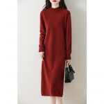 Naiste ka&scaron;miirkleit Qinghe ka&scaron;miir 30% ka&scaron;miir 70% vill s&uuml;gis-talvine ka&scaron;miir seelik pehme ja soe XXL punane