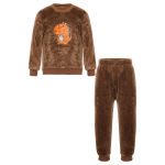 Talvised lapsed poisid t&uuml;drukud flanellist koduriided unisex laste pidžaamakomplektid &ouml;&ouml;r&otilde;ivad pikkade varrukatega &uuml;mara kaelaga kassi/dinosauruse topid p&uuml;kstega 120