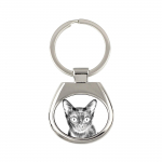 Bombay Cat - keychain with a cat, keychain with a print, personalized pendant from the Art-Dog brand