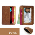 PU-nahast minirahakott, &otilde;huke panga krediitkaardihoidja, mitme kaardi pesa, meeste jaoks m&otilde;eldud v&auml;ike isikutunnistuse &uuml;mbris naistele rahakoti kaardi kate