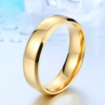 Juchao moes&otilde;rmus meeste naiste titaanterasest mustad ehted 8 kuld