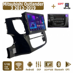Android Carplay Autoraadio Mitsubishi Outlander 3 2012-2019 jaoks Multimeediam&auml;ngija Peak Unit Stereo GPS-navigatsioon BT WIFI 4+64GB 1+16GB,A