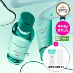 Bring Green Tea Tree Cica Toner & Cream Special (makeup pad provided)