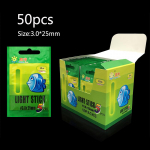 50 tk Light Fishing Fluorescent Float Night Dark Glow Stick Night Fishing Tool S