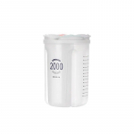5-teraline hoiukonteiner Plastikust vahesein Hoiukast K&ouml;&ouml;k Kodukasutus Toidu tihenduskast Oad Teravili 1PC 2000ml_