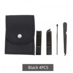 4/12/16 tk / komplekt k&uuml;&uuml;nek&auml;&auml;rid, mis sobivad roostevabast terasest k&uuml;&uuml;nel&otilde;ikuriga k&uuml;&uuml;nek&auml;&auml;rid volditava kotiga-Beauty manik&uuml;&uuml;ri k&uuml;&uuml;neviili t&ouml;&ouml;riistaga 4 Pcs/Set pruun