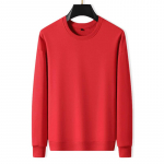 Pure Cotton Crew Kaelusega kampsun Meeste ja naiste s&uuml;gisene &uuml;hev&auml;rviline lahtine suur vabaaja spordijakk pikkade varrukatega T-s&auml;rk M must