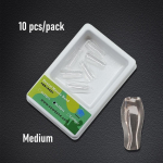 10 tk v&otilde;i 30 tk hambaravi maatriksrihmad eesmised maatriksiribad metallmaatriksid l&auml;bipaistvad v&ouml;&ouml;ri eesmised maatriksid l&auml;bil&otilde;ike kontuuriga maatriksis&uuml;steem 1 set- 10pcs Medium