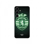 Coque Samsung Galaxy S24 PLUS SCP SPORTING PORTUGAL LUMINEUX FOND NOIR Maniacase