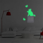 Loomingulised helendavad pimedas helendavad fluorestsentskleebised 1pcs