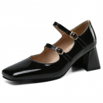Moodsad Elegantsed Naiste K&otilde;rged Kingad Suur Suurus 45 Pumbad Mary Janes Kingad Must H&otilde;be Roheline Lilla Kontsaga Kontori Pulmakleidiks Kingad T&uuml;drukutele 34 must