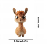 Piiri&uuml;lene j&otilde;uluarmas alpaka v&otilde;tmehoidja ripats akr&uuml;&uuml;list dekoratiivne seljakott tahavaatepeegli ripats kodukaunistus 4.25 * 8Cm accessory bead chain
