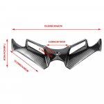 Mootorratta Wingleti aerod&uuml;naamilise tiivakomplekti spoiler ForKawasaki jaoks Ninja 300/ 250 EX300 2013-2017 jaoks mootorratta tarvikute jaoks