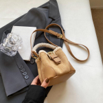 S&uuml;gis- ja talvine naiste &otilde;lakott vabaaja retro stiilis pehme kott Mitmek&uuml;lgne mini kaasaskantav &auml;mbriga p&otilde;ikkott 13x11x12cm must