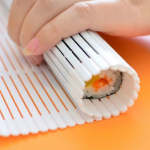 Sushi rullimismatid Mittekleepuvad sushi valmistamise t&ouml;&ouml;riist Pestav korduvkasutatav sushirulli vormimatt DIY toiduriisirullirulli koogirullpadi
