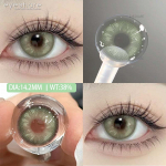 EYESHARE Fashion Colored Contact Lenses 1 Pair Light Blue Natural Soft Lenses Brown Beauty Lenses Eye Makeup Colored Contact Lenses