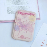 INS Aesthetic Dream Butterfly Art kokkupandav peegel Seisev t&ouml;&ouml;laua sisekujunduspeegel T&uuml;drukutele kaasaskantav minitaskuga meigipeegel 10.5x7cm
